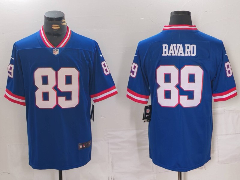 Men's New York Giants #89 Mark Bavaro Royal Vapor Untouchable Classic Retired Player Stitched Jersey Men's New York Giants #89 Mark Bavaro Royal Vapor Untouchable Classic Retired Player Stitched Jersey