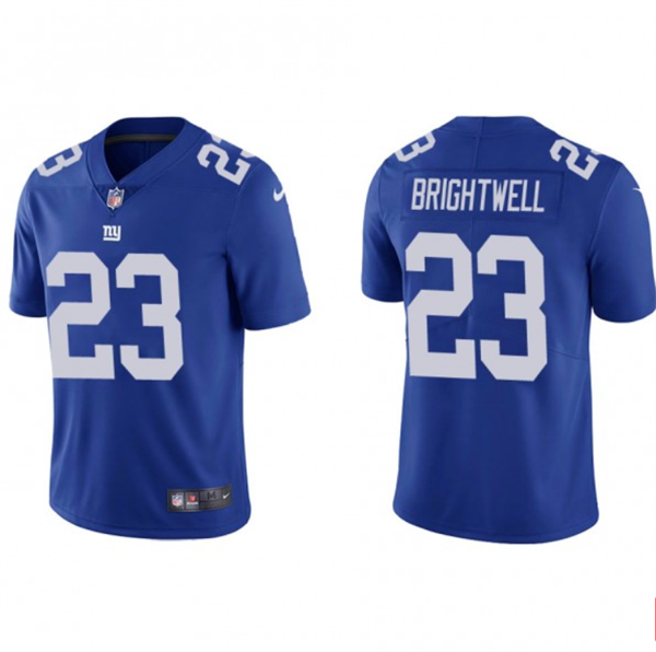 Men's New York Giants #23 Gary Brightwell Blue Vapor Untouchable Limited Stitched Jersey Men's New York Giants #23 Gary Brightwell Blue Vapor Untouchable Limited Stitched Jersey