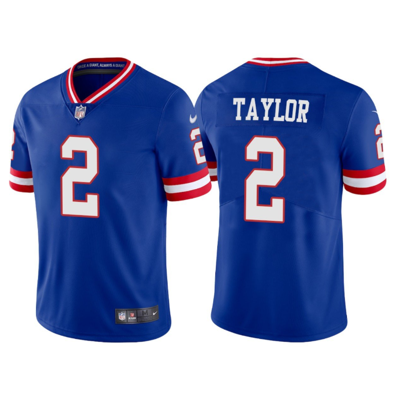Men's New York Giants #2 Tyrod Taylor Royal Vapor Untouchable Classic Retired Player Stitched Game Jersey Men's New York Giants #2 Tyrod Taylor Royal Vapor Untouchable Classic Retired Player Stitched Game Jersey