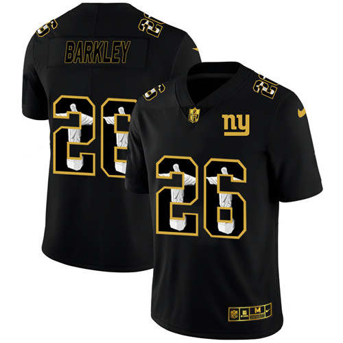 New York Giants #26 Saquon Barkley Men's Nike Carbon Black Vapor Cristo Redentor Limited NFL Jersey New York Giants #26 Saquon Barkley Men's Nike Carbon Black Vapor Cristo Redentor Limited NFL Jersey