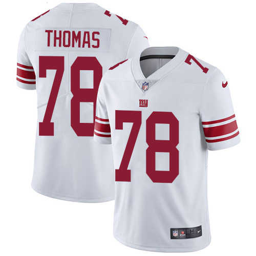 Nike Giants #78 Andrew Thomas White Men's Stitched NFL Vapor Untouchable Limited Jersey Nike Giants #78 Andrew Thomas White Men's Stitched NFL Vapor Untouchable Limited Jersey