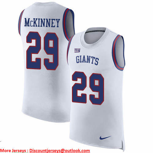 Nike Giants #29 Xavier McKinney White Men's Stitched NFL Limited Rush Tank Top Jersey Nike Giants #29 Xavier McKinney White Men's Stitched NFL Limited Rush Tank Top Jersey
