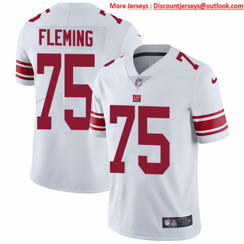 Nike Giants #75 Cameron Fleming White Men's Stitched NFL Vapor Untouchable Limited Jersey Nike Giants #75 Cameron Fleming White Men's Stitched NFL Vapor Untouchable Limited Jersey