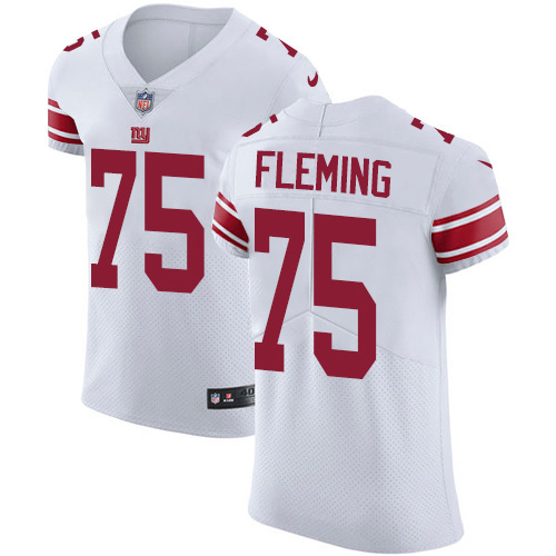 Nike Giants #75 Cameron Fleming White Men's Stitched NFL New Elite Jersey Nike Giants #75 Cameron Fleming White Men's Stitched NFL New Elite Jersey