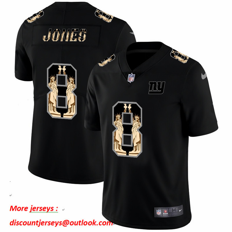 Nike Giants 8 Daniel Jones Black Statue Of Liberty Limited Jersey Nike Giants 8 Daniel Jones Black Statue Of Liberty Limited Jersey
