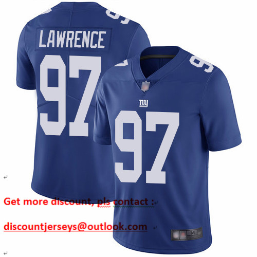 Giants #97 Dexter Lawrence Royal Blue Team Color Men's Stitched Football Vapor Untouchable Limited Jersey