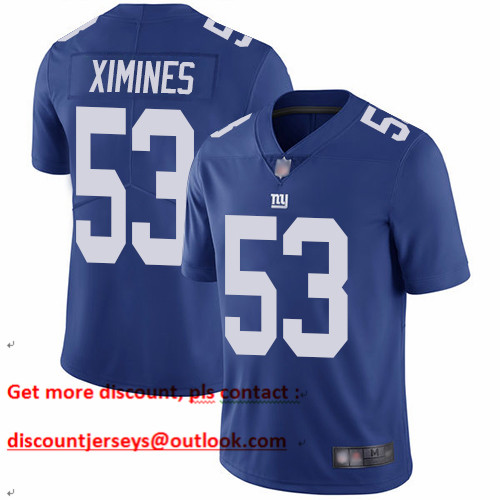Giants #53 Oshane Ximines Royal Blue Team Color Men's Stitched Football Vapor Untouchable Limited Jersey Giants #53 Oshane Ximines Royal Blue Team Color Men's Stitched Football Vapor Untouchable Limited Jersey