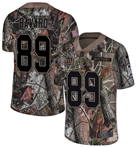 Nike Giants #89 Mark Bavaro Camo Men's Stitched NFL Limited Rush Realtree Jersey