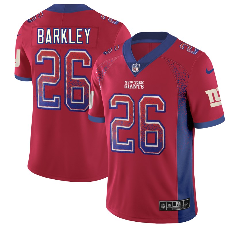 Nike Giants 26 Saquon Barkley Red Drift Fashion Limited Jersey Nike Giants 26 Saquon Barkley Red Drift Fashion Limited Jersey
