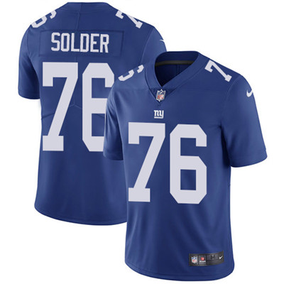 Nike Giants #76 Nate Solder Royal Blue Team Color Men's Stitched NFL Vapor Untouchable Limited Jersey Nike Giants #76 Nate Solder Royal Blue Team Color Men's Stitched NFL Vapor Untouchable Limited Jersey