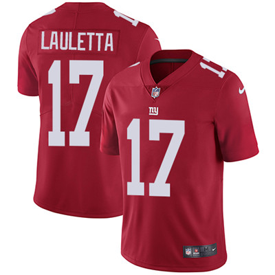Nike Giants #17 Kyle Lauletta Red Alternate Men's Stitched NFL Vapor Untouchable Limited Jersey Nike Giants #17 Kyle Lauletta Red Alternate Men's Stitched NFL Vapor Untouchable Limited Jersey