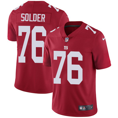 Nike Giants #76 Nate Solder Red Alternate Men's Stitched NFL Vapor Untouchable Limited Jersey Nike Giants #76 Nate Solder Red Alternate Men's Stitched NFL Vapor Untouchable Limited Jersey