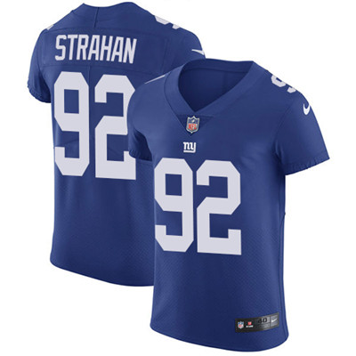 Nike Giants #92 Michael Strahan Royal Blue Team Color Men's Stitched NFL Vapor Untouchable Elite Jersey Nike Giants #92 Michael Strahan Royal Blue Team Color Men's Stitched NFL Vapor Untouchable Elite Jersey