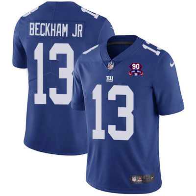 Nike Giants #13 Odell Beckham Jr Royal Blue Team Color Men's Stitched NFL Vapor Untouchable Limited Jersey Nike Giants #13 Odell Beckham Jr Royal Blue Team Color Men's Stitched NFL Vapor Untouchable Limited Jersey