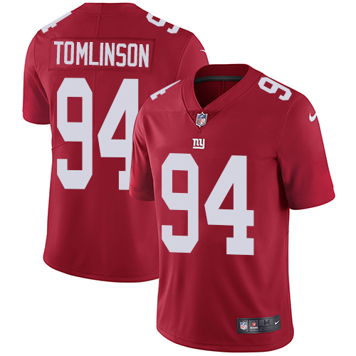 Nike Giants #94 Dalvin Tomlinson Red Alternate Men's Stitched NFL Vapor Untouchable Limited Jersey Nike Giants #94 Dalvin Tomlinson Red Alternate Men's Stitched NFL Vapor Untouchable Limited Jersey