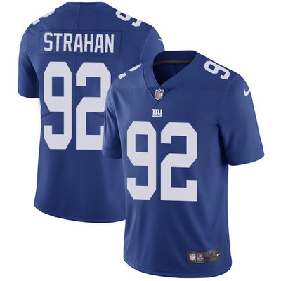 Nike Giants #92 Michael Strahan Royal Blue Team Color Men's Stitched NFL Vapor Untouchable Limited Jersey Nike Giants #92 Michael Strahan Royal Blue Team Color Men's Stitched NFL Vapor Untouchable Limited Jersey
