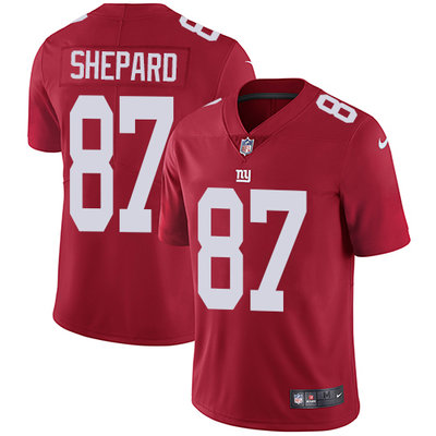 Nike Giants #87 Sterling Shepard Red Alternate Men's Stitched NFL Vapor Untouchable Limited Jersey Nike Giants #87 Sterling Shepard Red Alternate Men's Stitched NFL Vapor Untouchable Limited Jersey