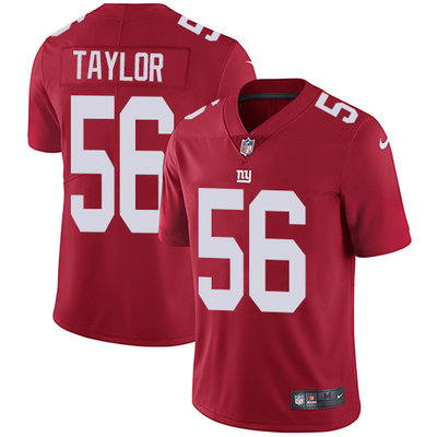 Nike Giants #56 Lawrence Taylor Red Alternate Men's Stitched NFL Vapor Untouchable Limited Jersey Nike Giants #56 Lawrence Taylor Red Alternate Men's Stitched NFL Vapor Untouchable Limited Jersey