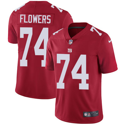 Nike Giants #74 Ereck Flowers Red Alternate Men's Stitched NFL Vapor Untouchable Limited Jersey Nike Giants #74 Ereck Flowers Red Alternate Men's Stitched NFL Vapor Untouchable Limited Jersey