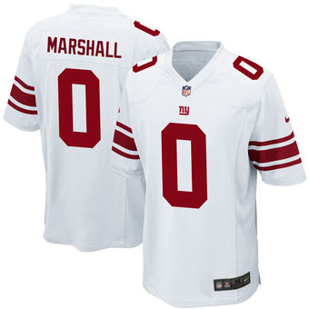 Men's New York Giants Brandon Marshall Nike White Game Jersey Men's New York Giants Brandon Marshall Nike White Game Jersey