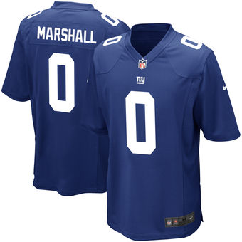 Men's New York Giants Brandon Marshall Nike Royal Game Jersey