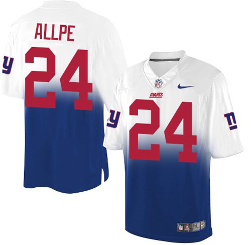 Nike Giants #24 Eli Apple Royal Blue White Men's Stitched NFL Elite Fadeaway Fashion Jersey Nike Giants #24 Eli Apple Royal Blue White Men's Stitched NFL Elite Fadeaway Fashion Jersey