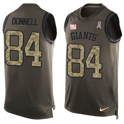 Nike Giants #84 Larry Donnell Green Men's Stitched NFL Limited Salute To Service Tank Top Jersey Nike Giants #84 Larry Donnell Green Men's Stitched NFL Limited Salute To Service Tank Top Jersey
