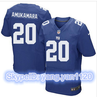 Nike New York Giants #20 Prince Amukamara Royal Blue Team Color Men's Stitched NFL Elite Jersey Nike New York Giants #20 Prince Amukamara Royal Blue Team Color Men's Stitched NFL Elite Jersey
