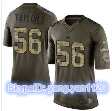 Nike New York Giants #56 Lawrence Taylor Green Men's Stitched NFL Limited Salute to Service Jersey Nike New York Giants #56 Lawrence Taylor Green Men's Stitched NFL Limited Salute to Service Jersey