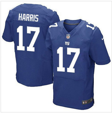 Nike New York Giants #17 Dwayne Harris Royal Blue Team Color Men's Stitched NFL Elite Jersey
