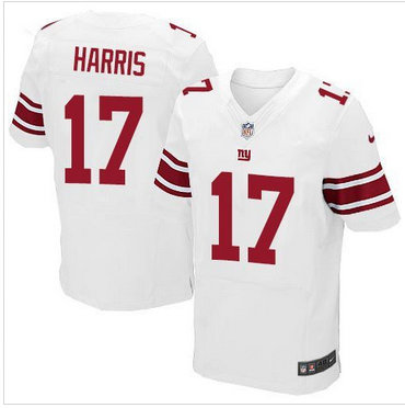 Nike New York Giants #17 Dwayne Harris White Men's Stitched NFL Elite Jersey Nike New York Giants #17 Dwayne Harris White Men's Stitched NFL Elite Jersey