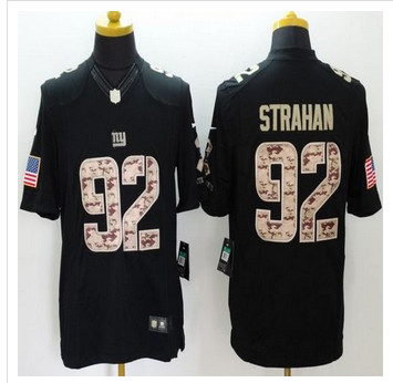 New New York Giants #92 Michael Strahan Black Men''s Stitched NFL Limited Salute to Service Jersey New New York Giants #92 Michael Strahan Black Men''s Stitched NFL Limited Salute to Service Jersey