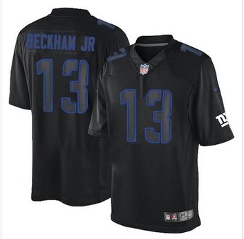 New New York Giants #13 Odell Beckham Jr Black Men's Stitched NFL Impact Limited jersey New New York Giants #13 Odell Beckham Jr Black Men's Stitched NFL Impact Limited jersey