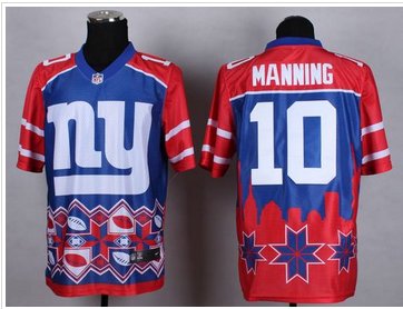 NEW New York Giants #10 Eli Manning Blue NFL Elite Noble Fashion Jersey NEW New York Giants #10 Eli Manning Blue NFL Elite Noble Fashion Jersey