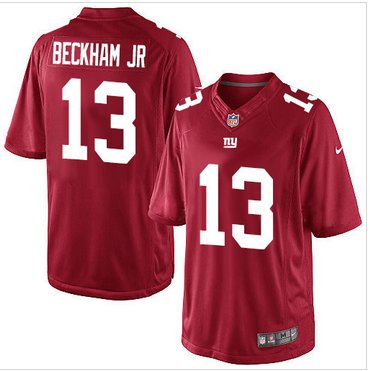 NEW New York Giants #13 Odell Beckham Jr Red Limited NFL Jersey NEW New York Giants #13 Odell Beckham Jr Red Limited NFL Jersey