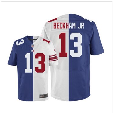 NEW New York Giants #13 Odell Beckham Jr Team-Road Two Tone Elite NFL Jersey NEW New York Giants #13 Odell Beckham Jr Team-Road Two Tone Elite NFL Jersey