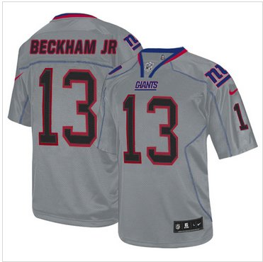 NEW New York Giants #13 Odell Beckham Jr Lights Out Grey Elite NFL Jersey NEW New York Giants #13 Odell Beckham Jr Lights Out Grey Elite NFL Jersey