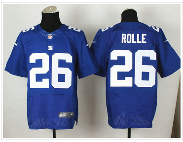 New York Giants #26 Antrel Rolle Royal Blue Team Color NFL Elite Jersey New York Giants #26 Antrel Rolle Royal Blue Team Color NFL Elite Jersey