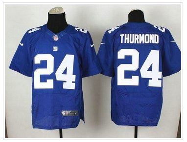 New York Giants #24 Walter Thurmond Royal Blue Team Color NFL Elite Jersey New York Giants #24 Walter Thurmond Royal Blue Team Color NFL Elite Jersey