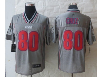 NEW New York Giants #80 Cruz Grey Jerseys(Vapor Elite)