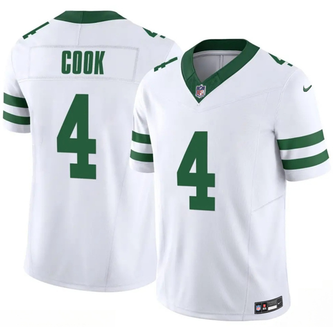 Men's New York Jets #4 Brady Cook White 2025 F.U.S.E. Vapor Untouchable Limited Stitched Jersey Men's New York Jets #4 Brady Cook White 2025 F.U.S.E. Vapor Untouchable Limited Stitched Jersey