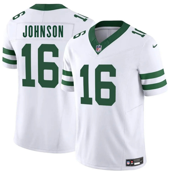 Men's New York Jets #16 Tyler Johnson White 2025 F.U.S.E. Vapor Untouchable Limited Stitched Jersey Men's New York Jets #16 Tyler Johnson White 2025 F.U.S.E. Vapor Untouchable Limited Stitched Jersey
