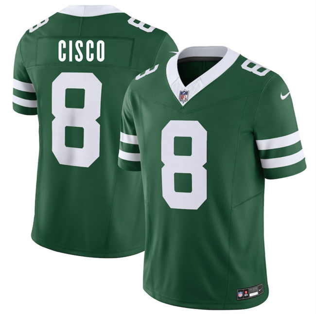 Men's New York Jets #8 Andre Cisco Green 2025 F.U.S.E. Vapor Untouchable Limited Stitched Jersey Men's New York Jets #8 Andre Cisco Green 2025 F.U.S.E. Vapor Untouchable Limited Stitched Jersey