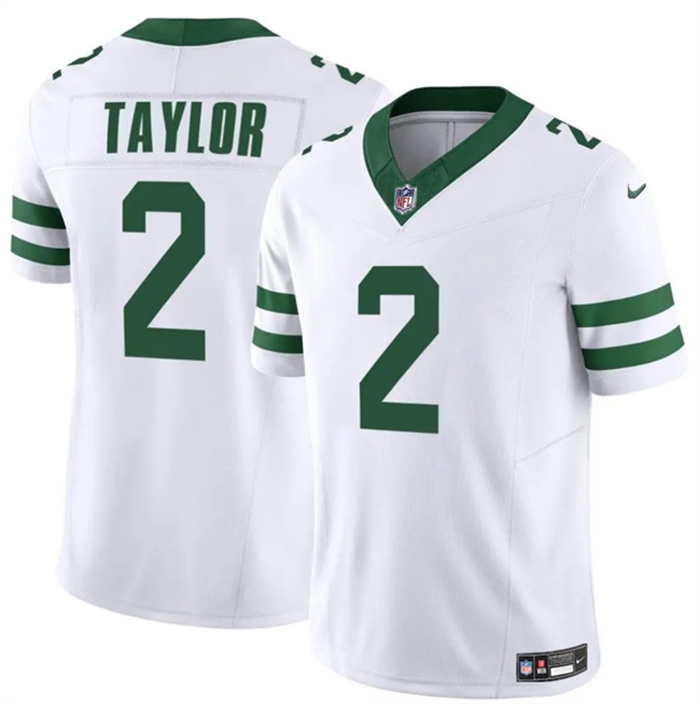 Men's New York Jets #2 Tyrod Taylor White 2024 F.U.S.E. Vapor Untouchable Limited Stitched Jersey Men's New York Jets #2 Tyrod Taylor White 2024 F.U.S.E. Vapor Untouchable Limited Stitched Jersey