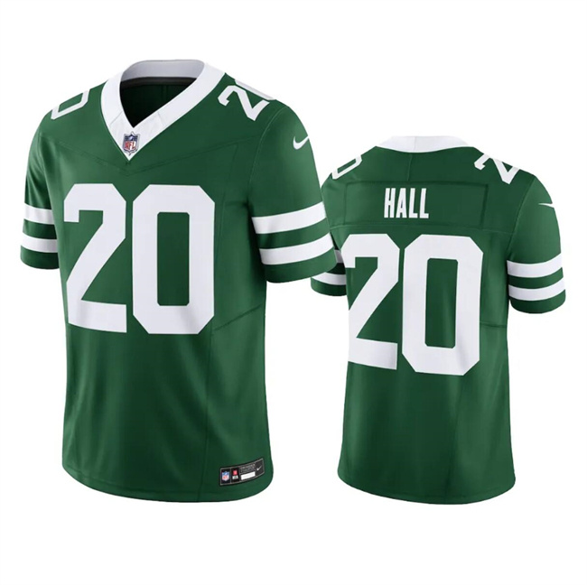 Men's New York Jets #20 Breece Hall Green 2024 F.U.S.E. Vapor Limited Stitched Jersey Men's New York Jets #20 Breece Hall Green 2024 F.U.S.E. Vapor Limited Stitched Jersey