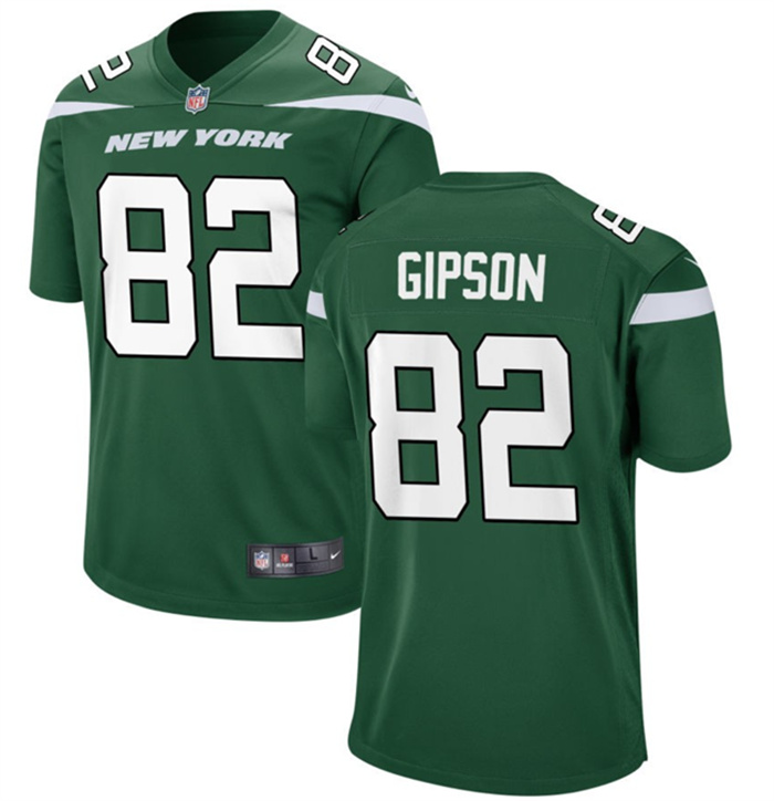 Men's New York Jets #82 Xavier Gipson Green Stitched Jersey Men's New York Jets #82 Xavier Gipson Green Stitched Jersey
