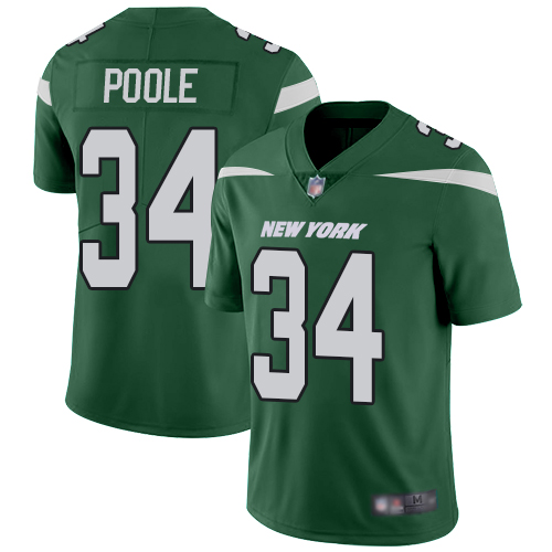 Jets #34 Brian Poole Green Team Color Men's Stitched Football Vapor Untouchable Limited Jersey Jets #34 Brian Poole Green Team Color Men's Stitched Football Vapor Untouchable Limited Jersey