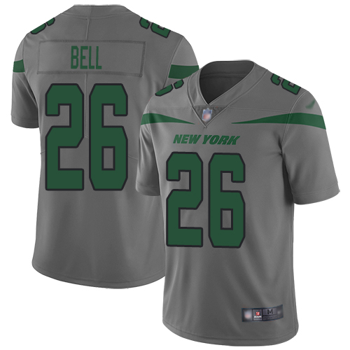 Jets #26 Le'Veon Bell Gray Men's Stitched Football Limited Inverted Legend Jersey Jets #26 Le'Veon Bell Gray Men's Stitched Football Limited Inverted Legend Jersey
