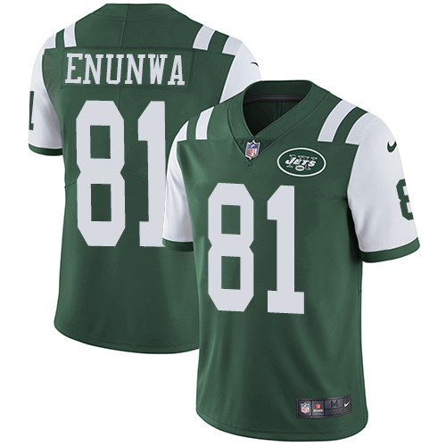 Jets #81 Quincy Enunwa Green Team Color Men's Stitched Football Vapor Untouchable Limited Jersey Jets #81 Quincy Enunwa Green Team Color Men's Stitched Football Vapor Untouchable Limited Jersey