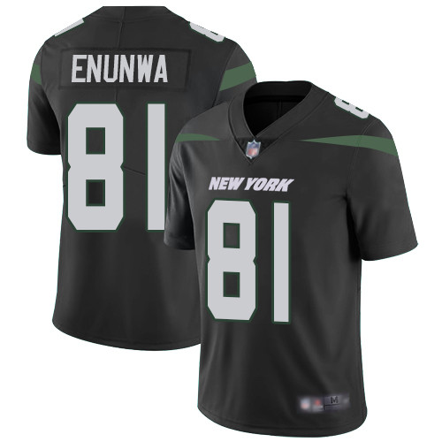 Jets #81 Quincy Enunwa Black Alternate Men's Stitched Football Vapor Untouchable Limited Jersey Jets #81 Quincy Enunwa Black Alternate Men's Stitched Football Vapor Untouchable Limited Jersey